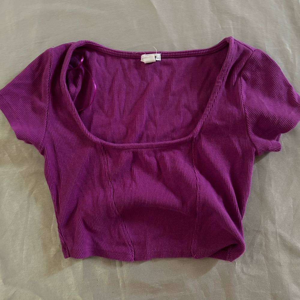 GARAGE purple tank top